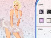 Viste y maquilla a Marilyn Monroe y déjala como más te guste. Viste y Maquilla a Marilyn Monroe