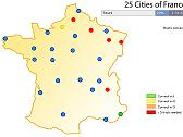 25 Villes de France