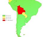 Pays d'Amérique du Sud et Centrale